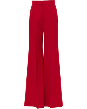 Red Crush Flared Trouser