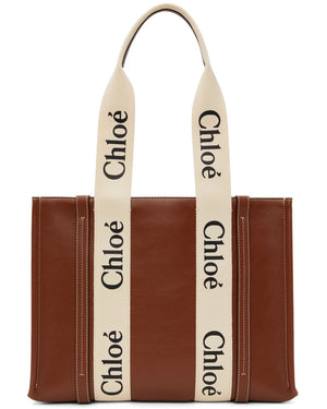 Sepia Brown Woody Small Tote