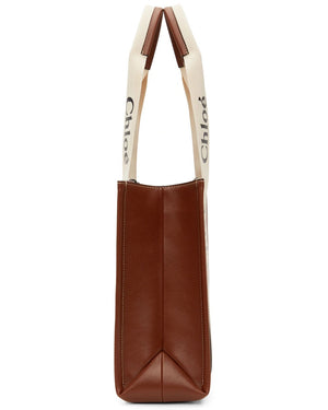 Sepia Brown Woody Small Tote