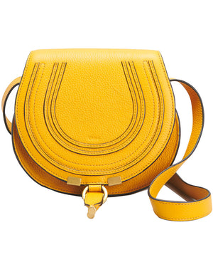 Marcie Saddle Crossbody Bag in Sunflower