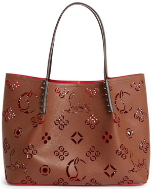 Large Cabarock Loubinthesky Tote in Biscotto