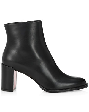 Adoxa 70 Leather Ankle Boot in Black