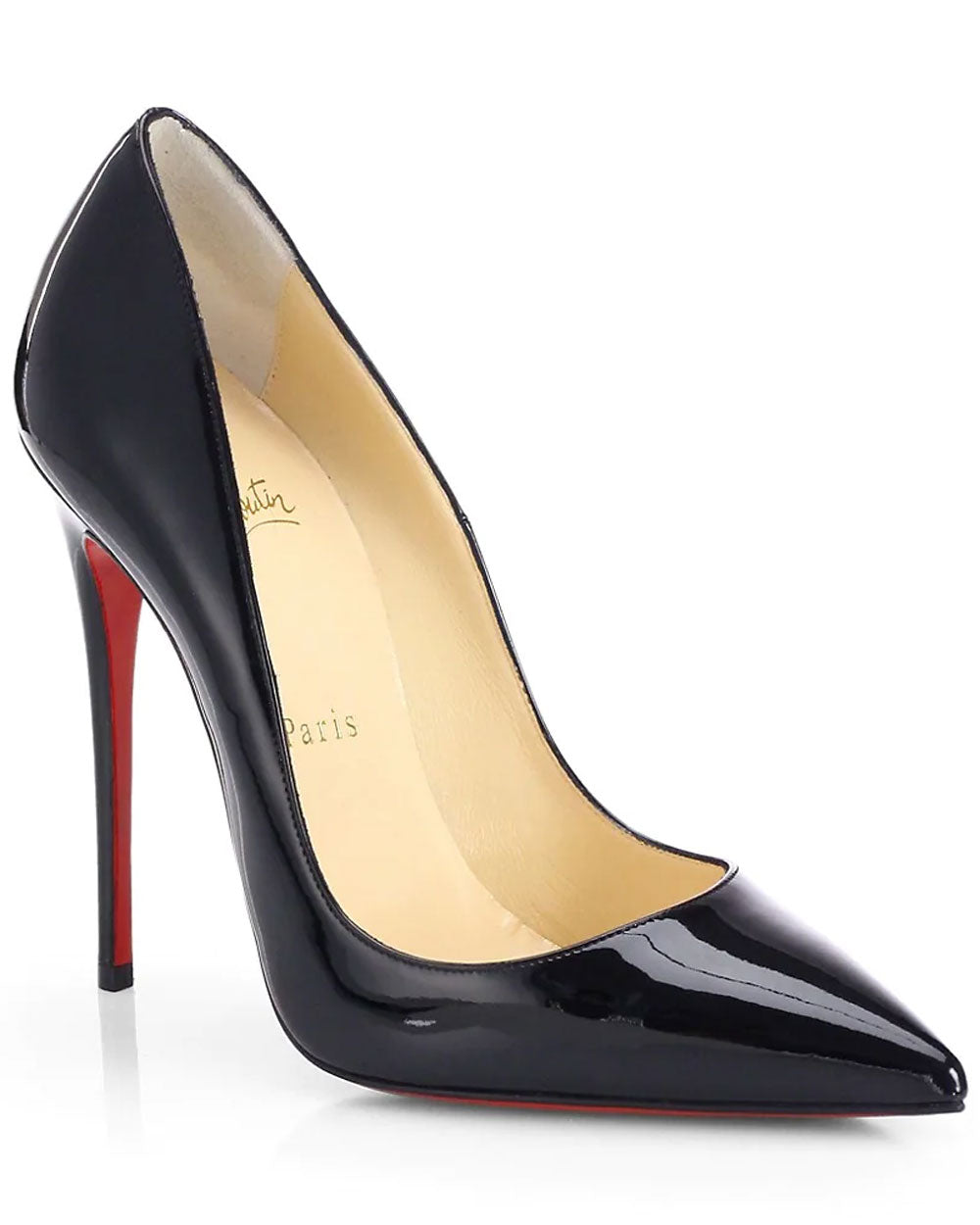 So Kate 120 Patent Leather Pumps in Black