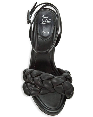 Brio Braided Sandal in Black
