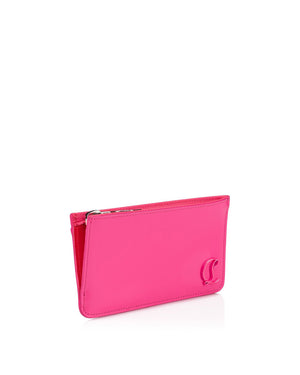 Loubi54 Zipped Card Holder in Pink