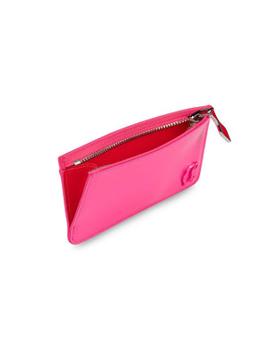 Loubi54 Zipped Card Holder in Pink