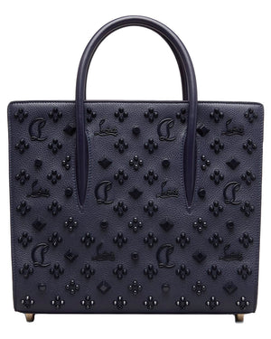 Medium Paloma Studded Leather Tote in Ink