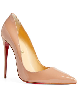 So Kate 120 Patent Leather Pumps in Nude