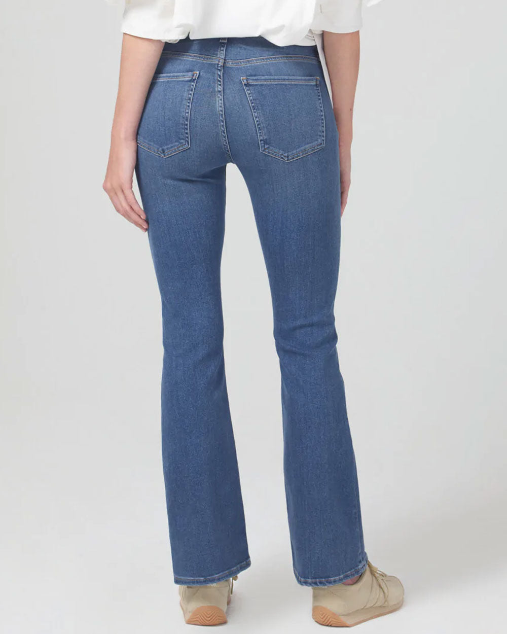 Emannuelle Low Rise Bootcut Jean in Highball