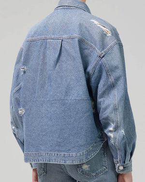 Yael Reworked Denim Jacket in Dove