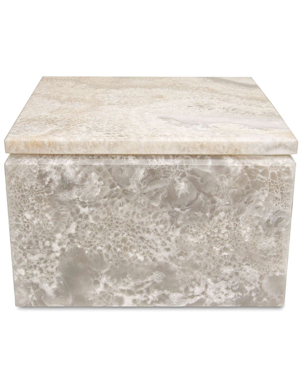 Polished Stone Square Box