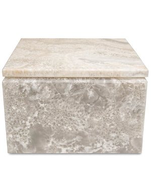 Polished Stone Square Box