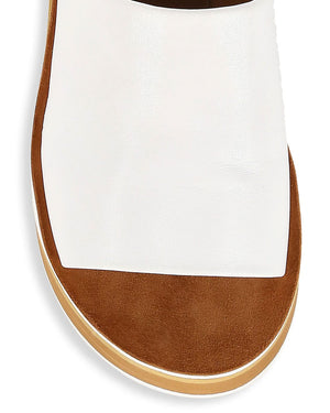 Clem Platform Sandal in White