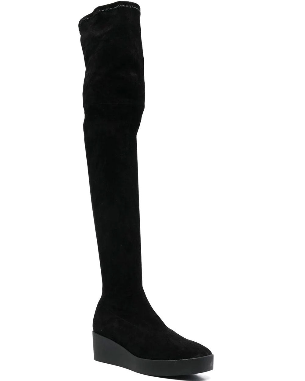 Lorna Over the Knee Boot in Black
