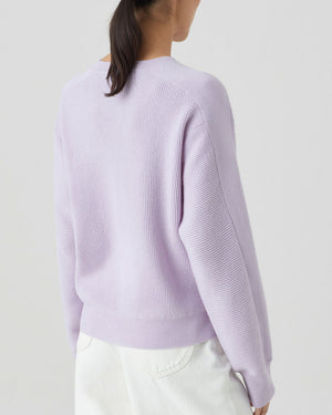 Lilac Breeze Crew Long Sleeve Sweater