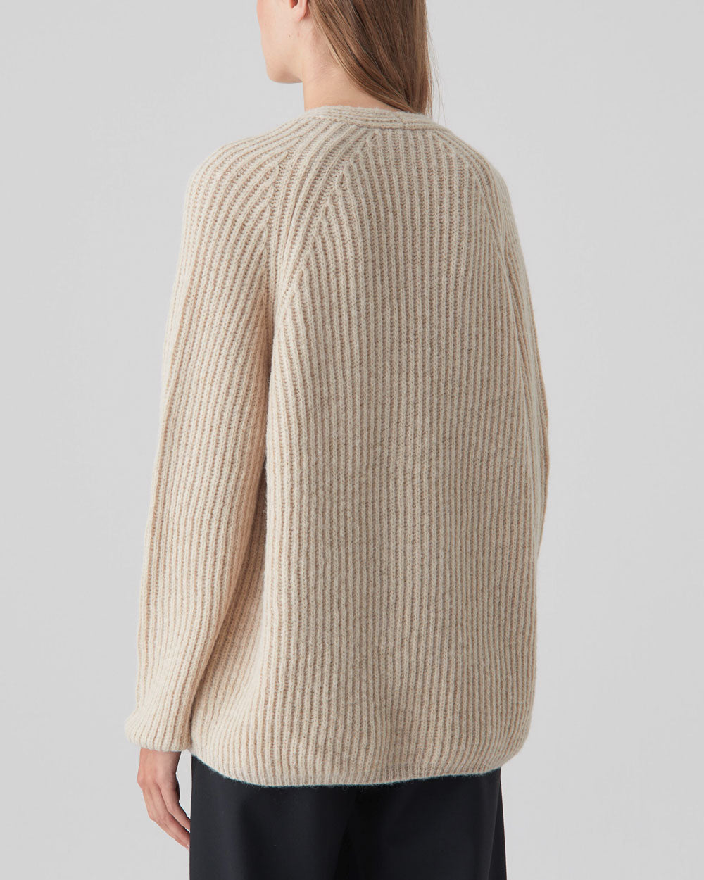 Closed Nude Rib V Neck Sweater Stanley Korshak 8229