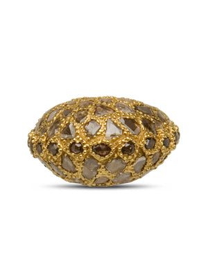 20k Yellow Gold Dome Ring