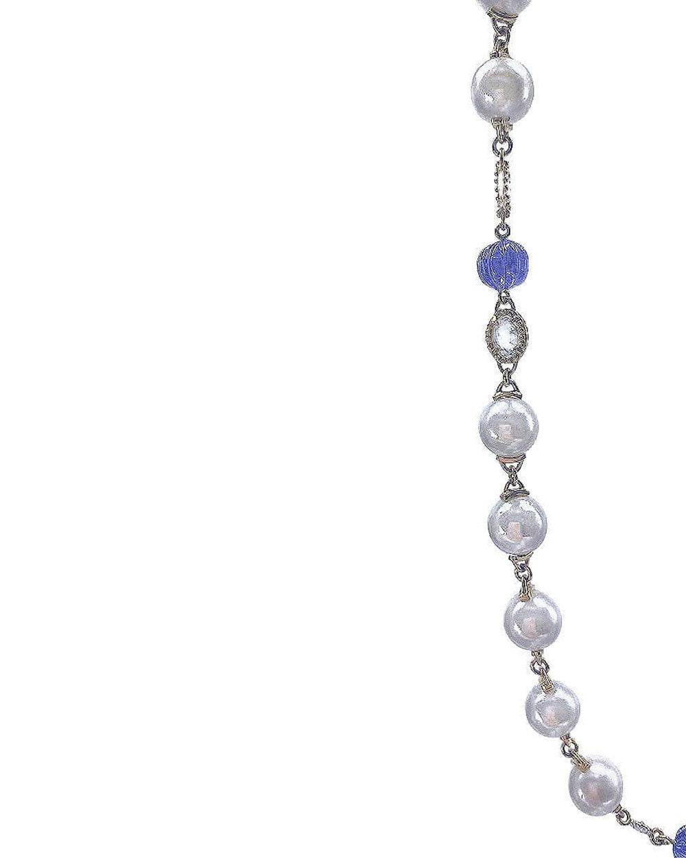 Akoya Pearl and Tanzanite Necklace