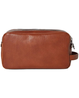Brown Leather Travel Case