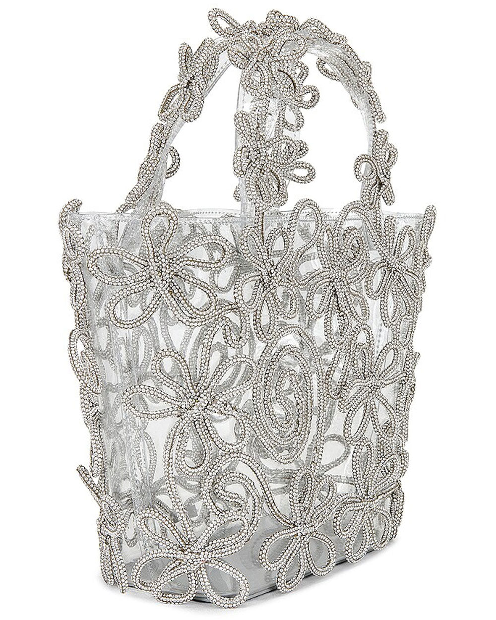 Bloom Rhinestone Bag in Clear