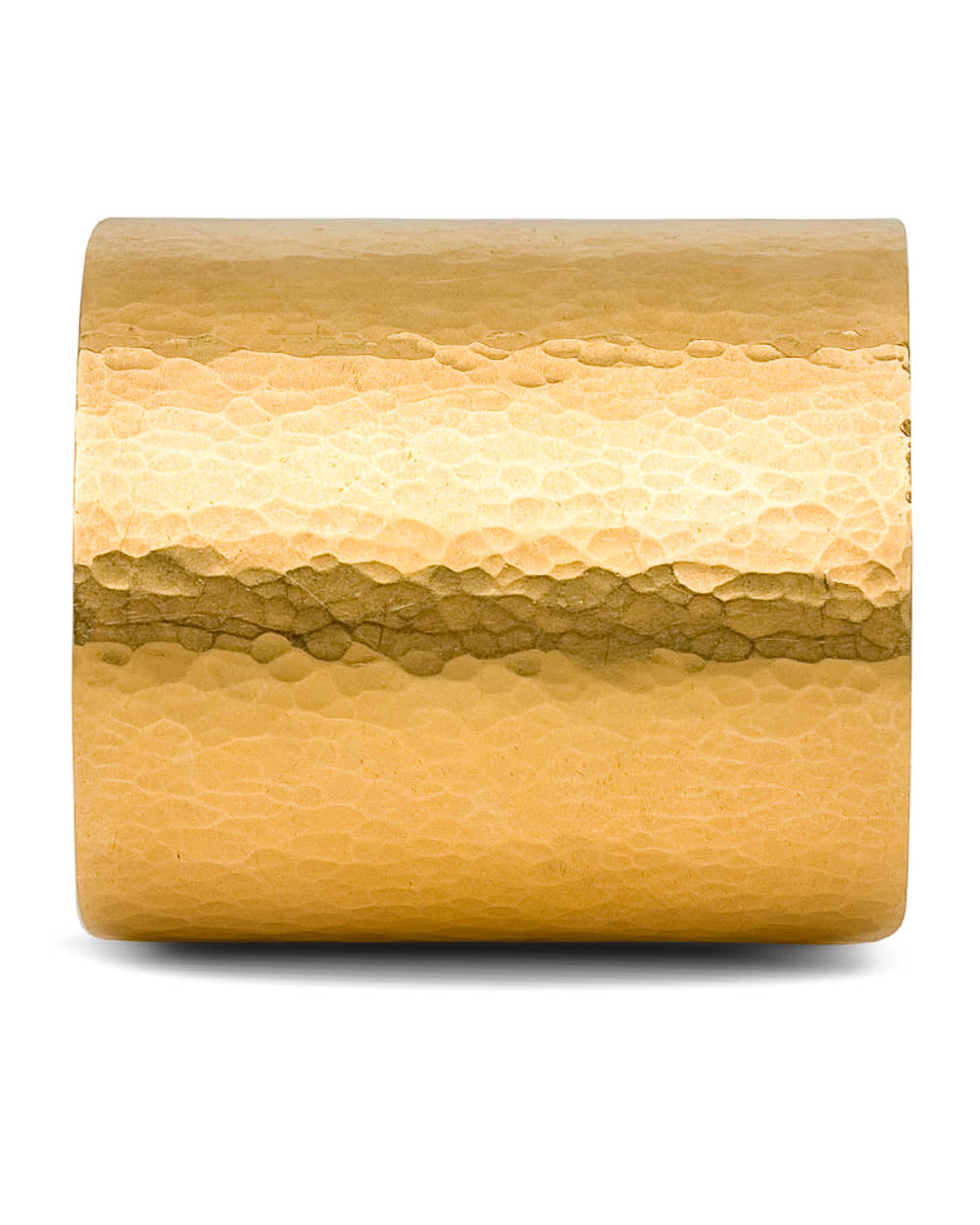 Yellow Gold Sheet Wide Cuff Bracelet