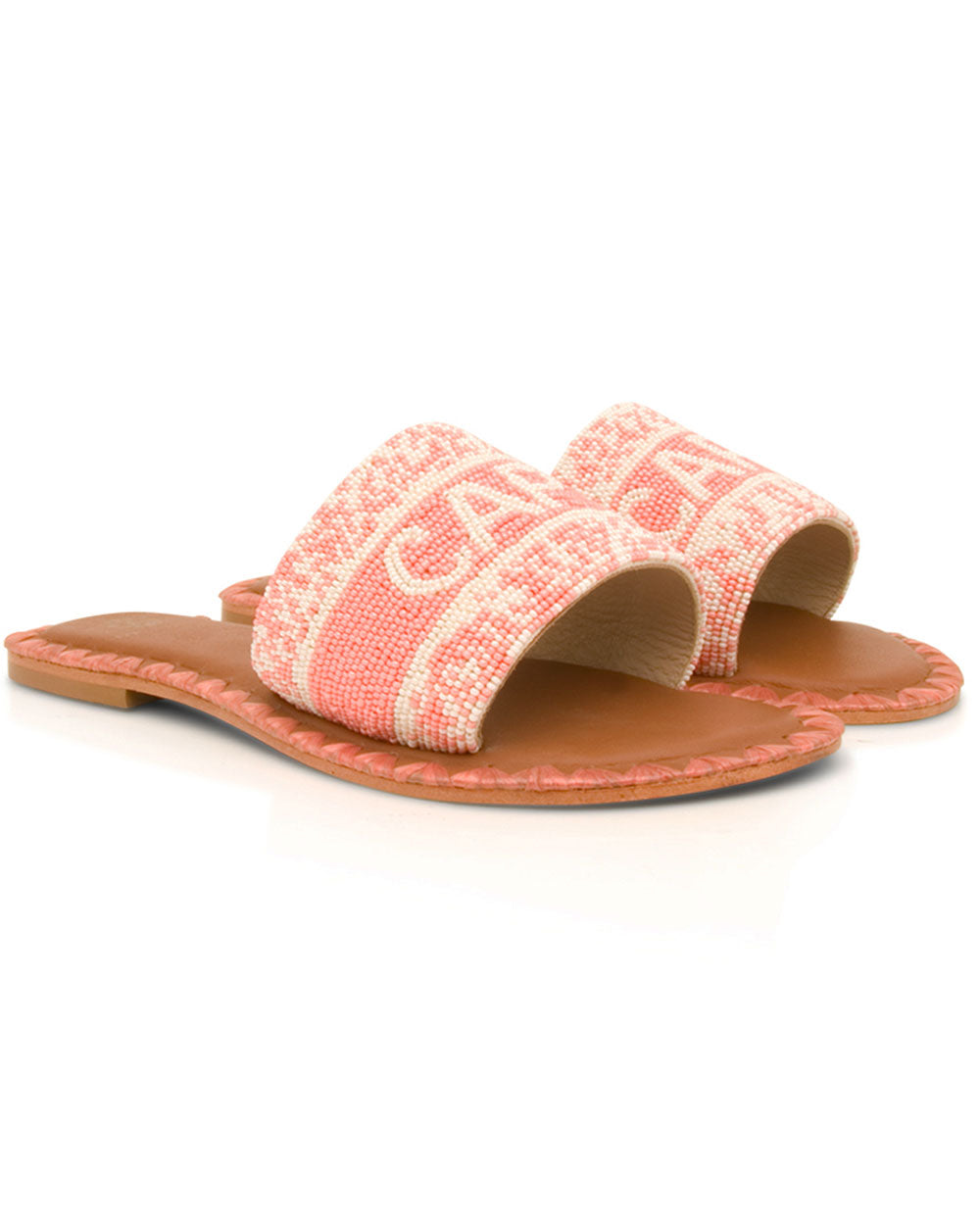 Capri Slide Sandal in Rose