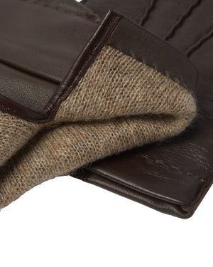 Shaftesbury Leather Gloves in Brown