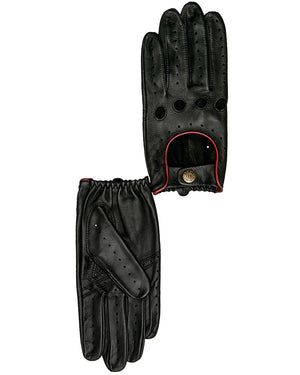 Delta Classic Leather Driving Gloves in Black