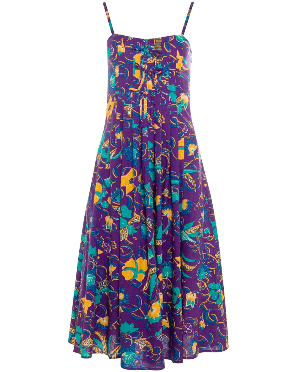 Purple Reef Aline Midi Dress