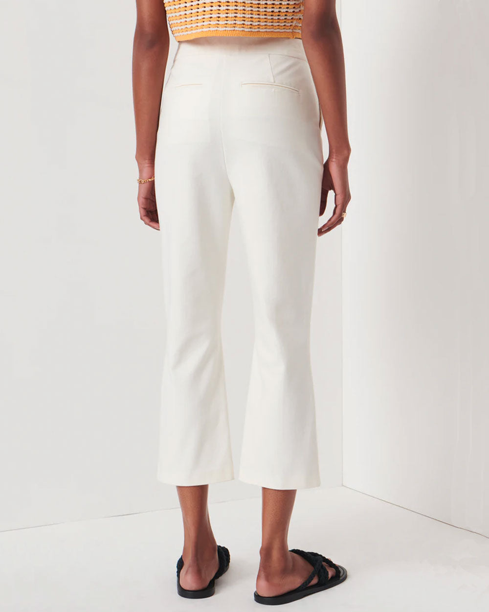 Soft White Bianca Cropped Pant