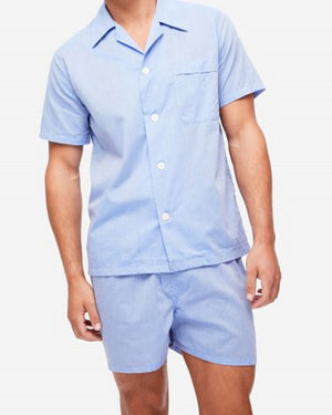 Blue Shorts Pajama Set