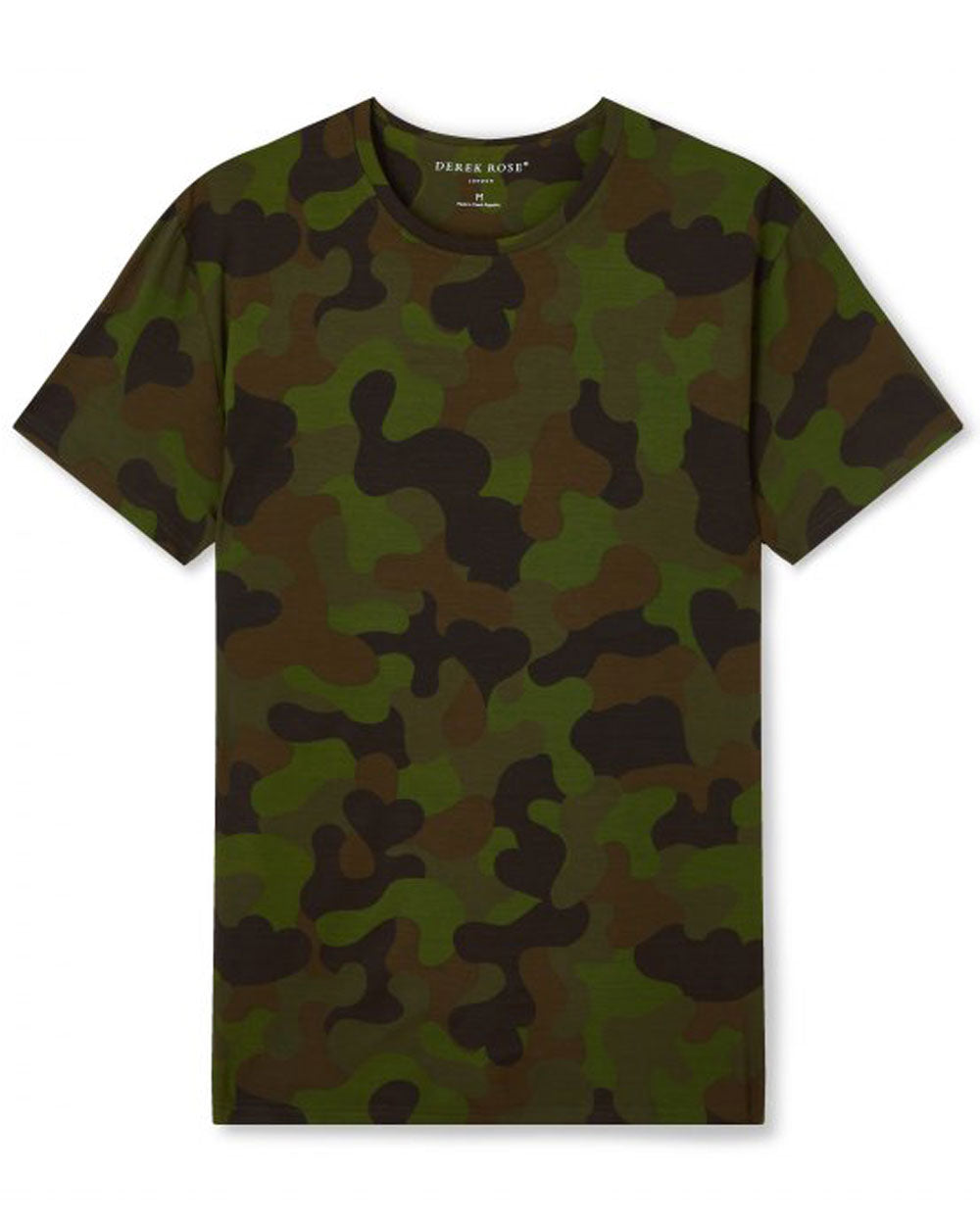 Green Camouflage Jersey Short Sleeve T-Shirt