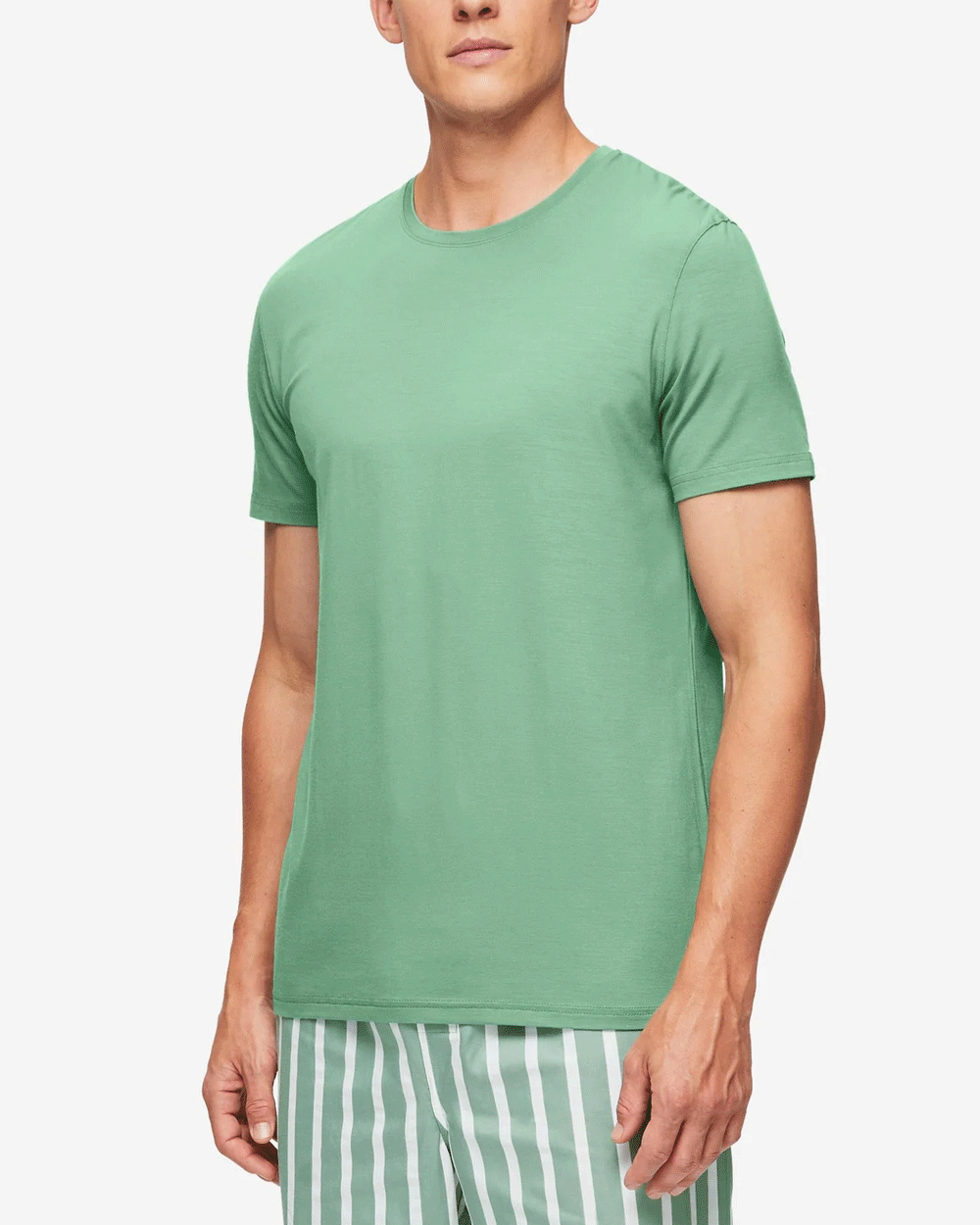 Green Micro Modal Short Sleeve T-Shirt