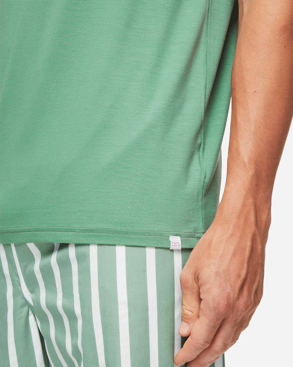 Green Micro Modal Short Sleeve T-Shirt