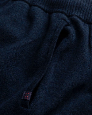 Navy Cashmere Track Pant