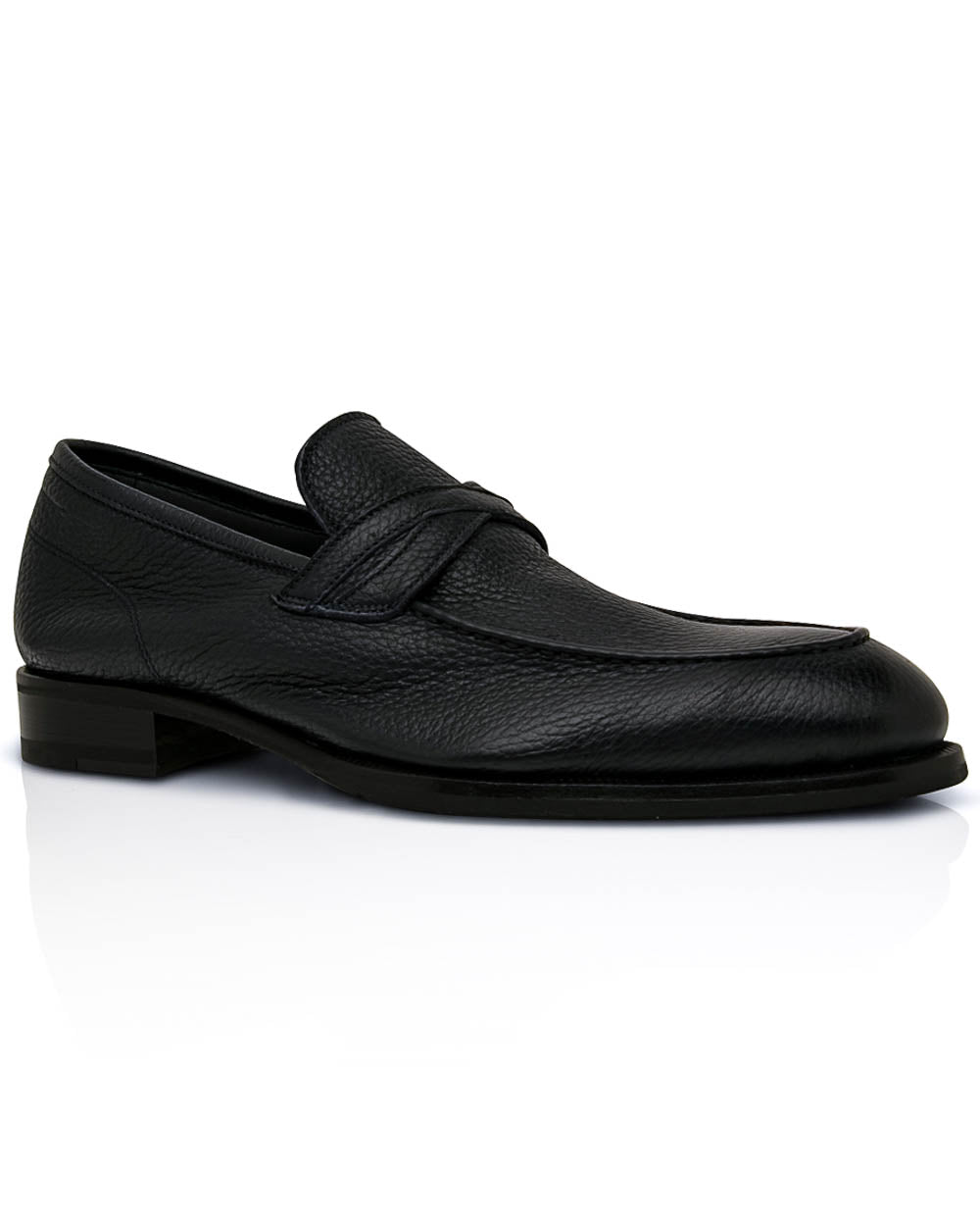 Abisso Crisscross Leather Loafer