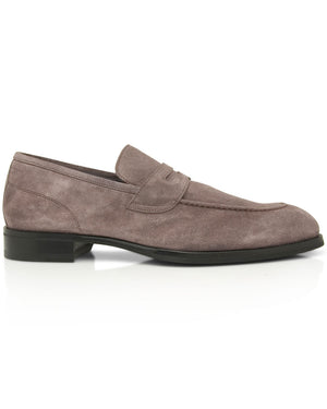 Brera Suede Loafer in Mousse