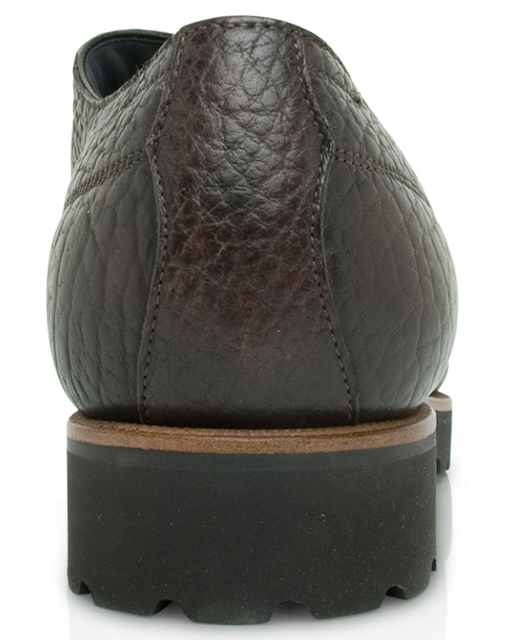 Pisa Bisonte Derby Shoe in Brown
