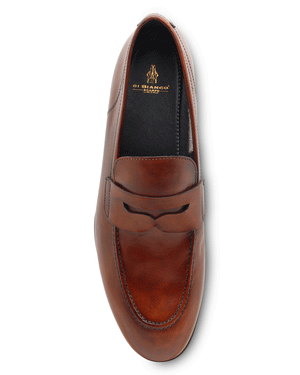 Leather Arese Loafer in Cacao