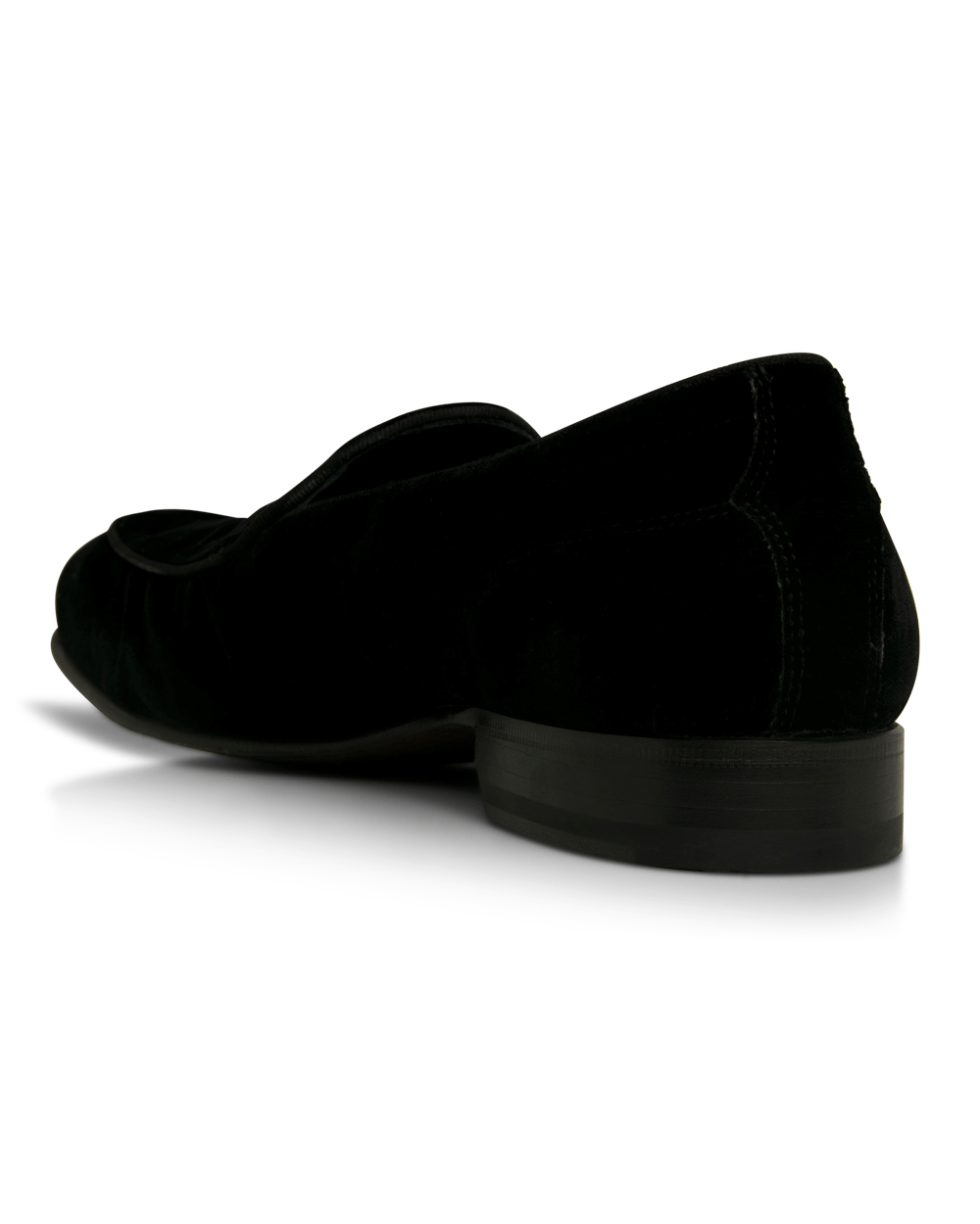Velvet Formal Shoe in Black