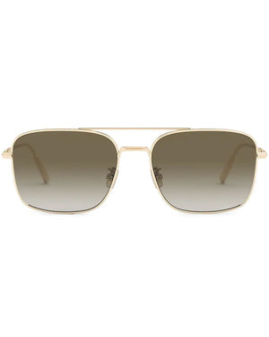 BlackSuit Aviator Sunglasses in Gold