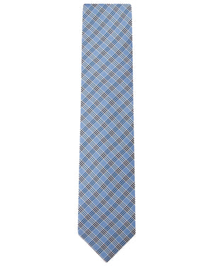 Blue Plaid Tie