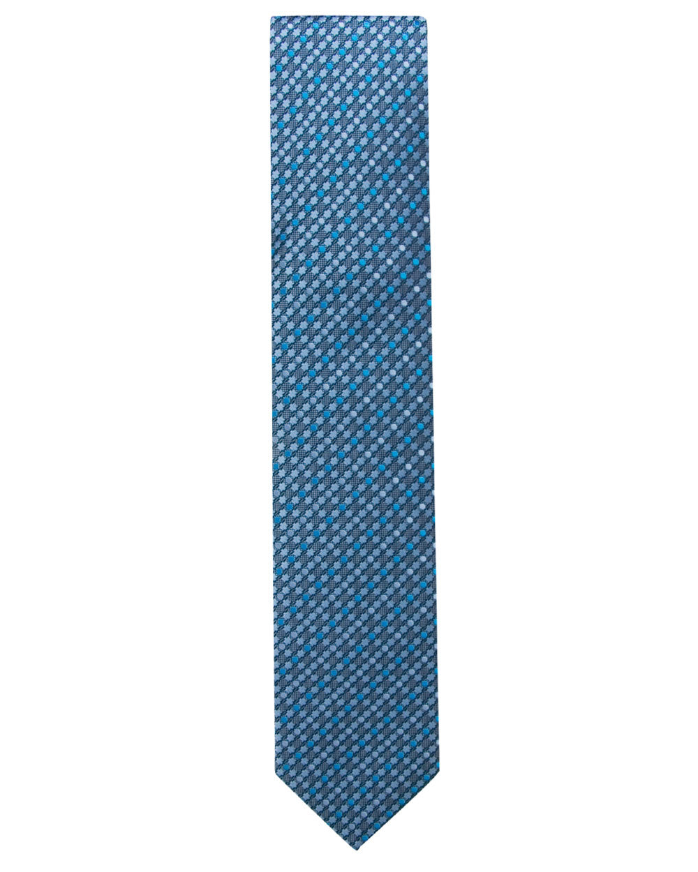 Navy and Blue Dotted Tie