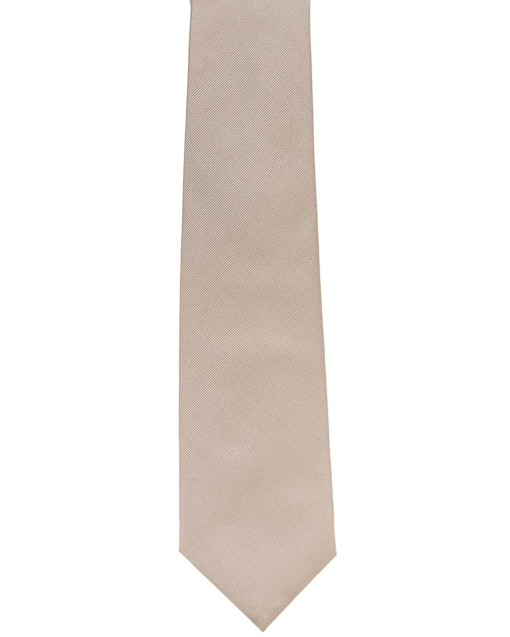 Silver Twill Tie