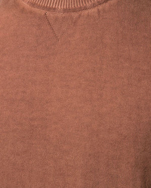 Camel Short Sleeve Knit Sweater