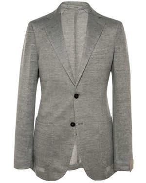 Light Grey Birdseye Knit Sportcoat
