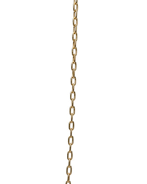 Yellow Gold Cable Chain Link Necklace