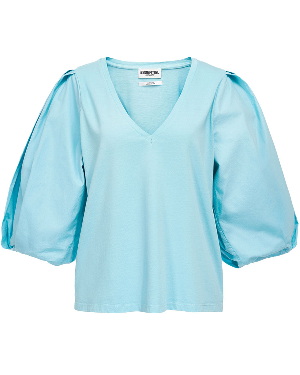 Essentiel Antwerp Spa Blue Puff Sleeve Bologna T-Shirt – Stanley Korshak