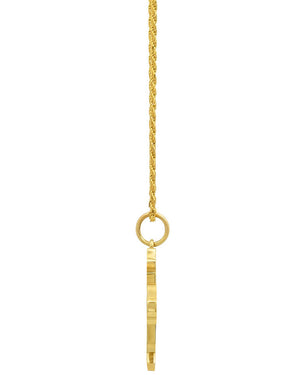 14k Yellow Gold Cowgirl Necklace