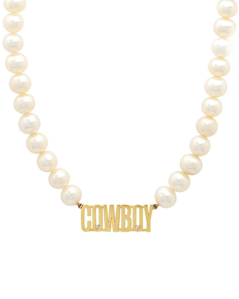 Cowboy Pearl Necklace